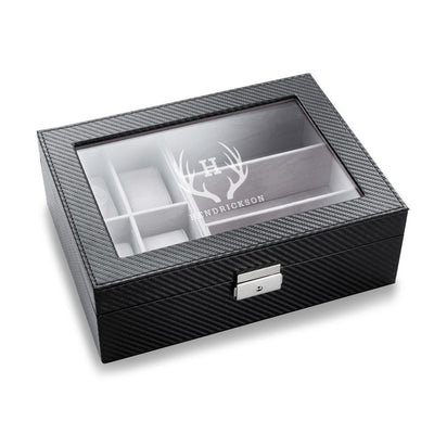 Personalized Watch Box & Sunglasses Box - Combo - Monogram
