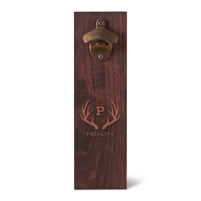 Corporate | Personalized Monogram Wall Mounted Bottle Opener