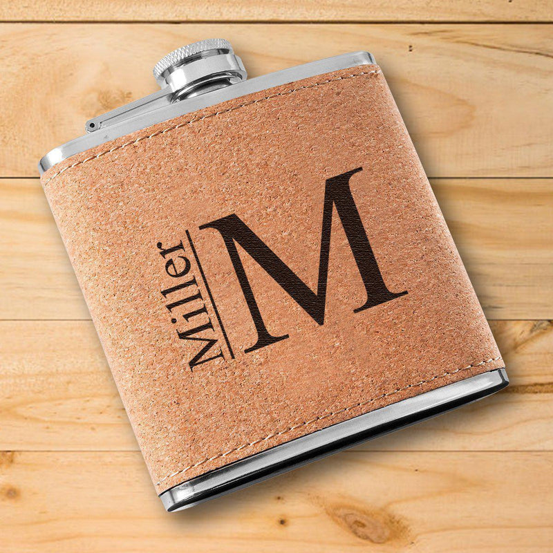 Personalized Flask - Cork