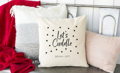 Personalized Love-Themed Throw Pillow Covers