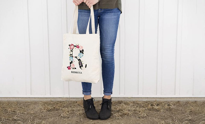 Monogrammed Tote Bags