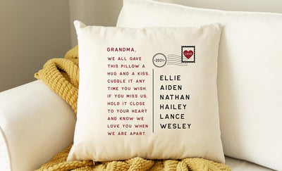 Personalized Miss You Throw Pillow Covers