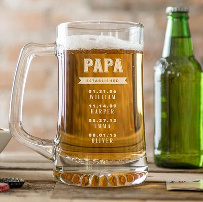Personalized 25-ounce Beer Stein