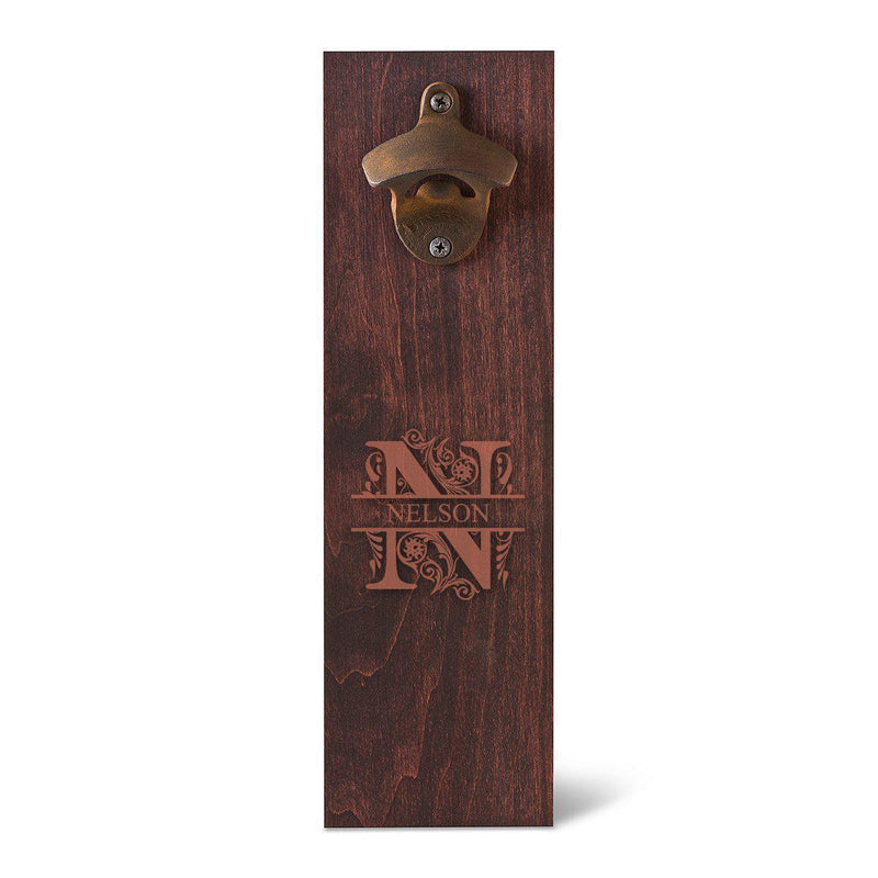 Corporate | Personalized Monogram Wall Mounted Bottle Opener