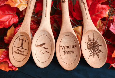 Personalized Haunted Halloween Spoons