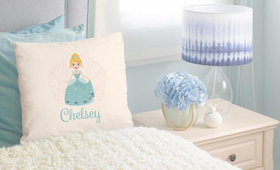 Personalized Princess Throw Pillow Covers