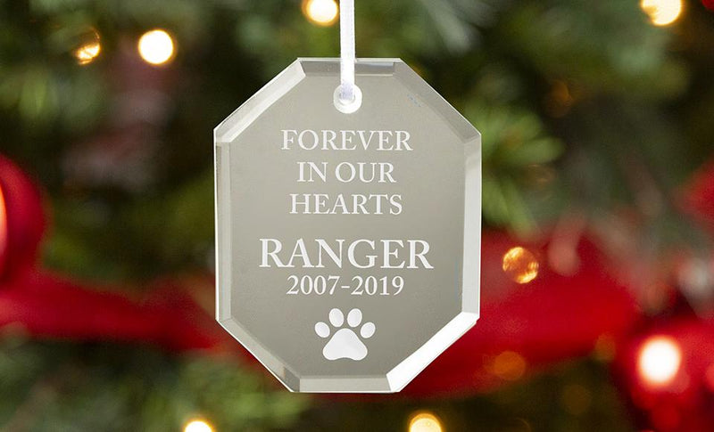 Personalized Octagon-Shaped Mirror Ornaments