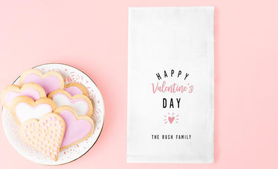 Personalized Valentine’s Day Tea Towels