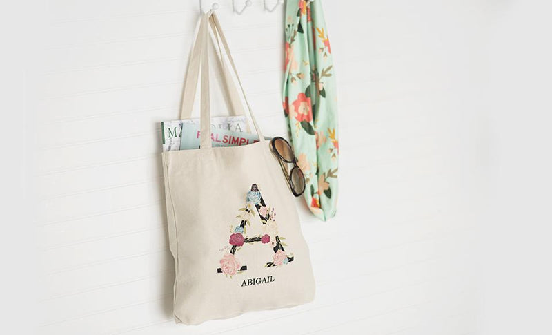 Monogrammed Tote Bags