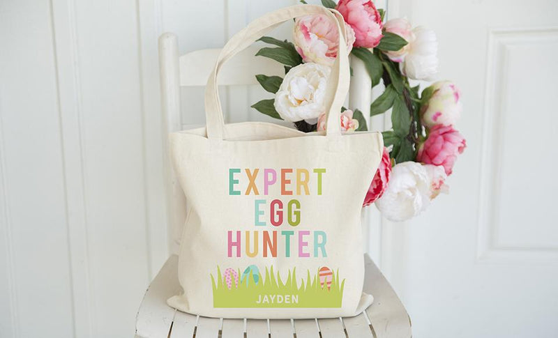 Personalized Easter Tote Bags