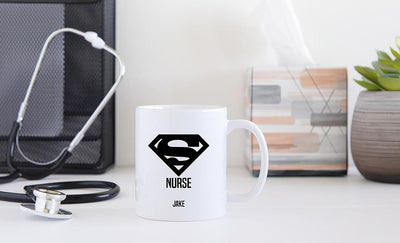 Personalized Super Nurse Mugs