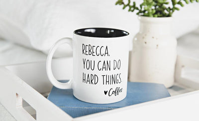 Love My Caffeine Personalized Coffee Mugs