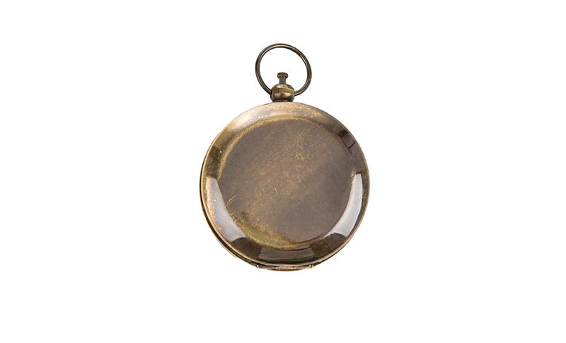 Personalized Antiqued Keepsake Compass with Wooden Box