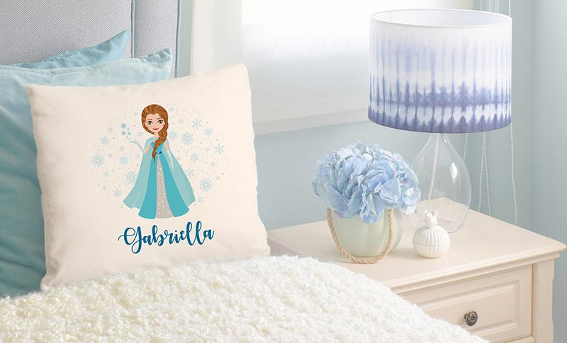 Personalized Princess Throw Pillow Covers