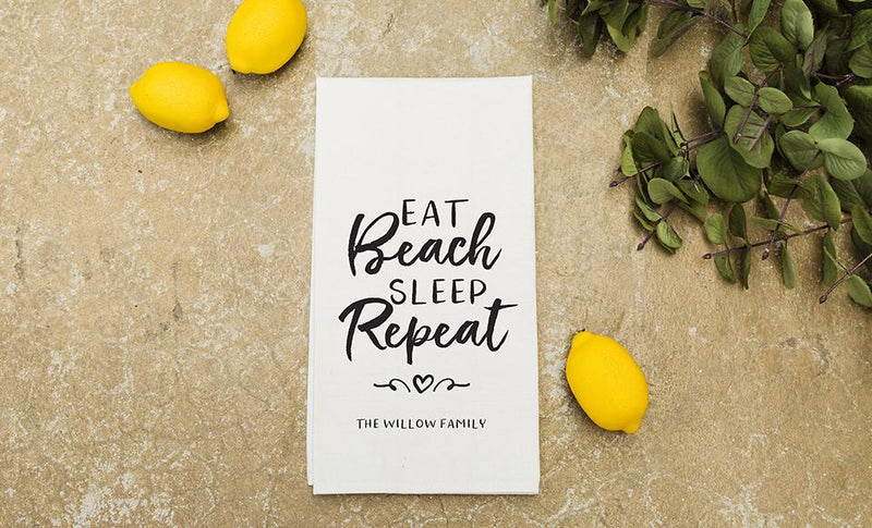 Personalized Summertime Tea Towels