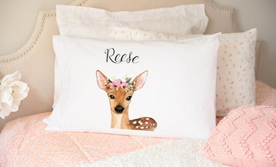 Personalized Woodland Animal Pillowcases