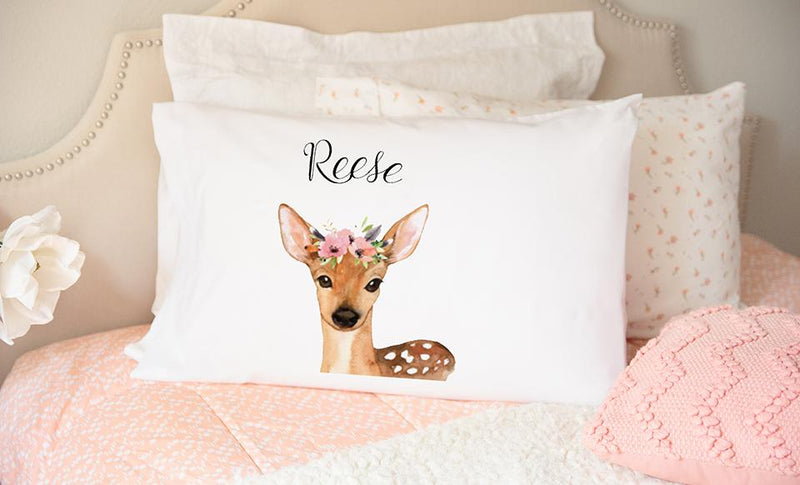 Personalized Woodland Animal Pillowcases