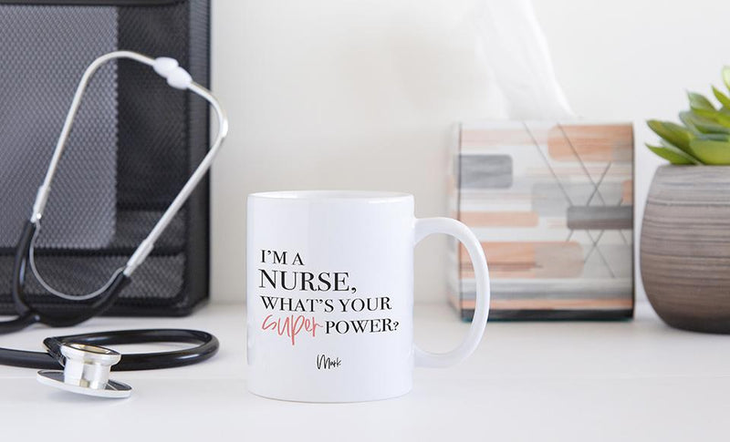 Personalized Super Nurse Mugs