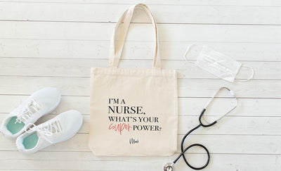 Corporate | Personalized Super Nurse Tote Bags