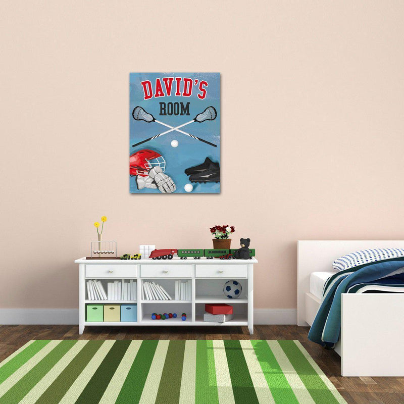 Personalized Sports Canvas Sign – 18x24