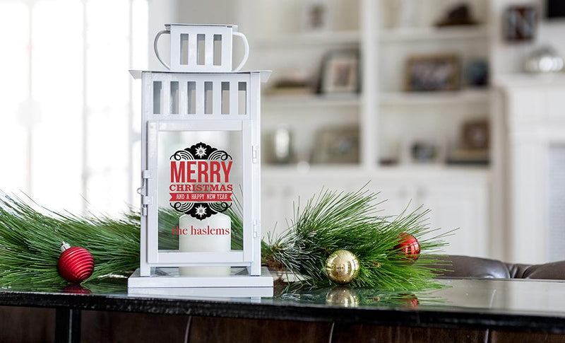 Personalized Christmas Lanterns