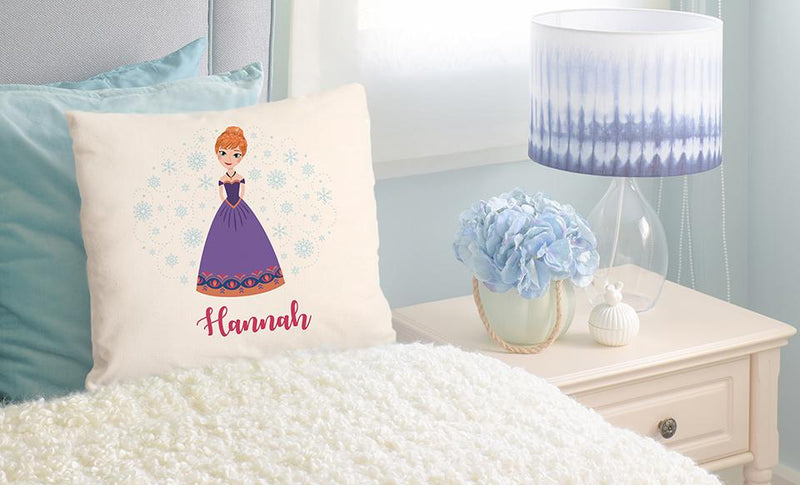 Personalized Princess Throw Pillow Covers