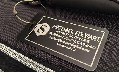 Personalized Aluminum Luggage Tags