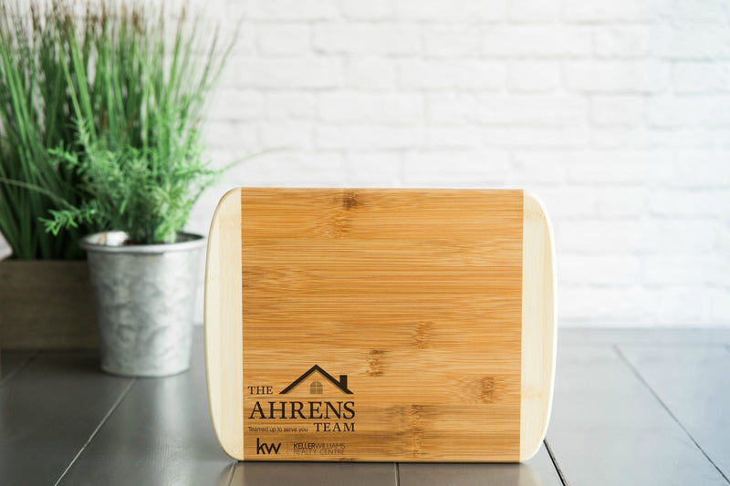Corporate Gift Item - 6x8 Bamboo Bar Boards (Rounded Edge)