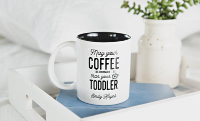 Love My Caffeine Personalized Coffee Mugs