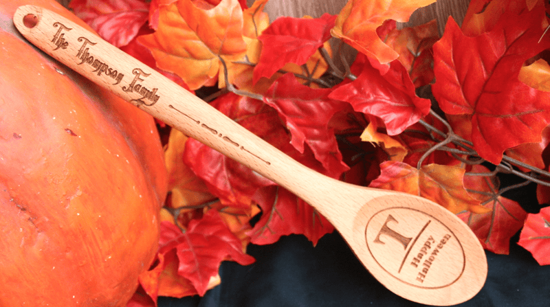 Personalized Haunted Halloween Spoons