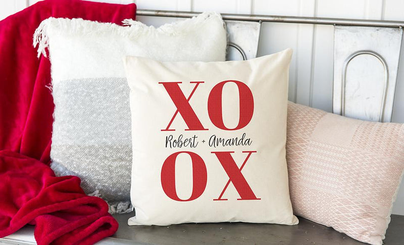 Personalized Love-Themed Throw Pillow Covers