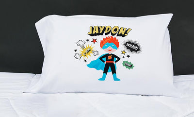 Personalized Boy Superhero Pillowcases