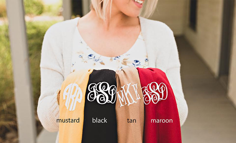 Personalized Pashmina Scarves