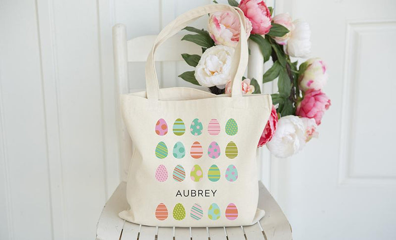 Personalized Easter Tote Bags