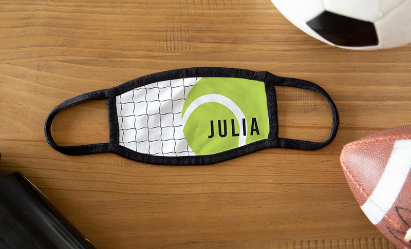 Personalized Sports Face Coverings for Children and Adults
