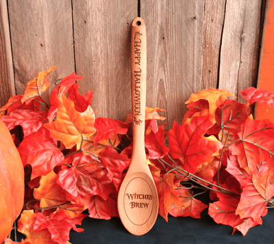 Personalized Haunted Halloween Spoons