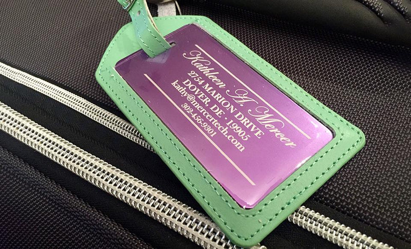 Personalized Aluminum Luggage Tags