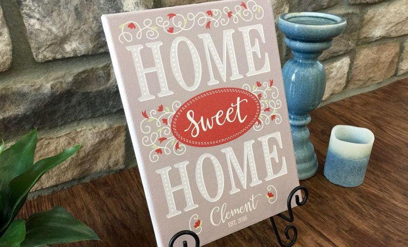 Personalized Home Sweet Home Signs - Qualtry