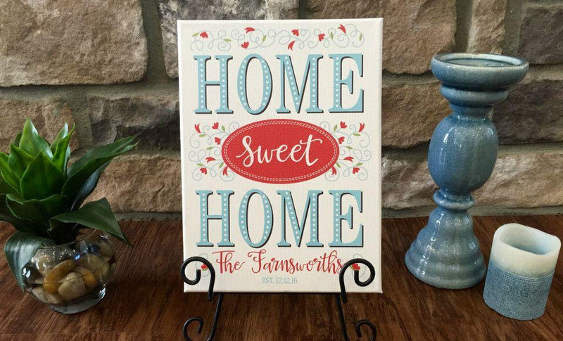 Personalized Home Sweet Home Signs - Qualtry