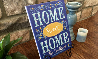 Personalized Home Sweet Home Signs (9x12)
