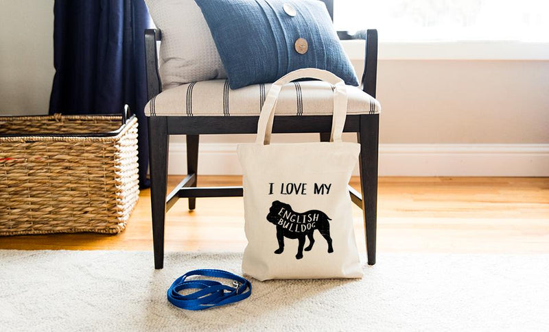 Personalized Dog Breed Tote Bags