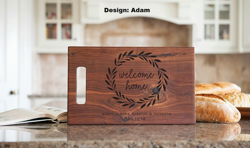 Preferred Rate - Personalized 11x17 Walnut Cutting Board