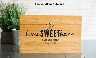 First Colony Mortgage Personalized Beautiful 11x17 Bamboo Boards