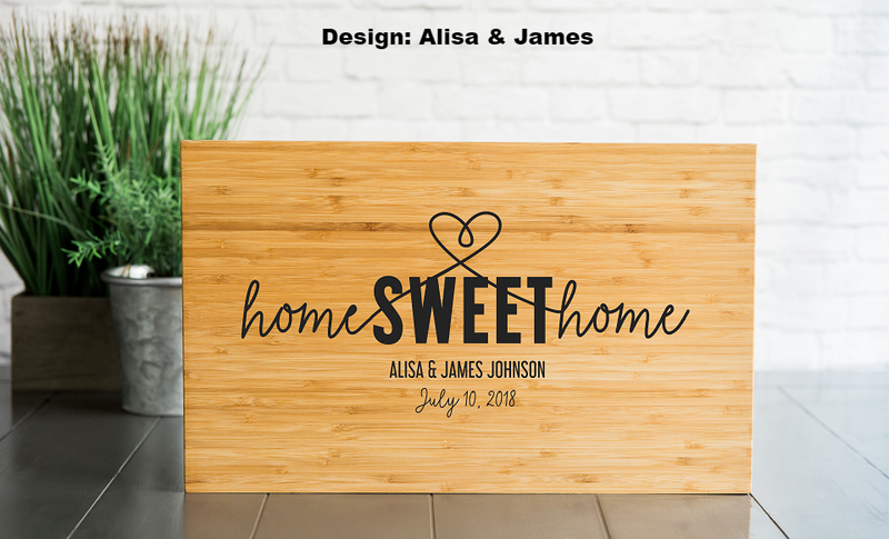 First Colony Mortgage Personalized Beautiful 11x17 Bamboo Boards