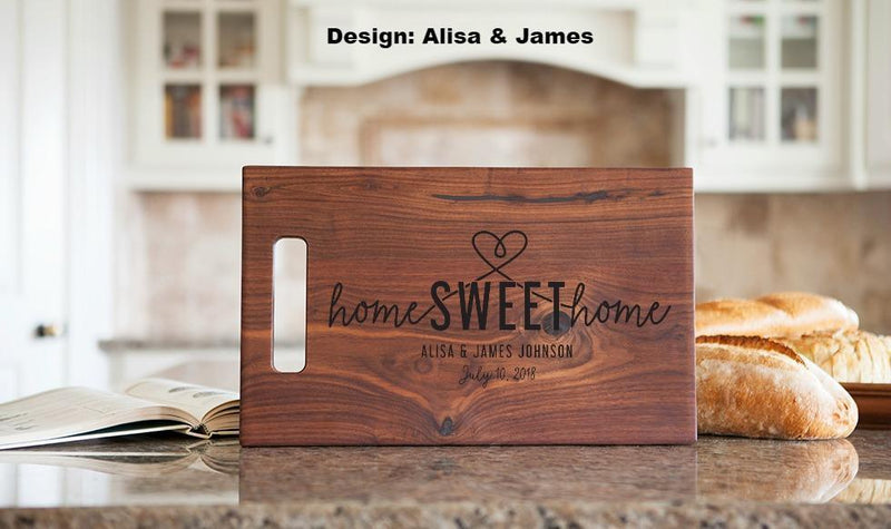 Preferred Rate - Personalized 11x17 Walnut Cutting Board