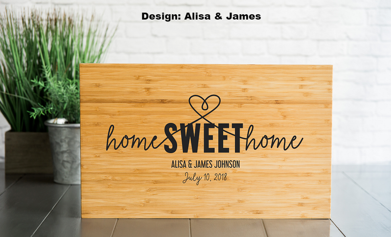 Business - Personalized 11x17 Bamboo Cutting Board