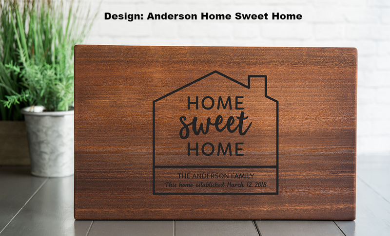 First Colony Mortgage Personalized Beautiful 11x17 Mahogany Boards