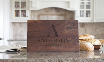 Preferred Rate - Personalized 11x17 Walnut Cutting Board