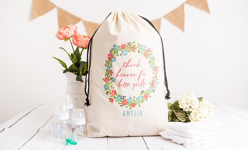 Personalized Jumbo Baby Gift Bags