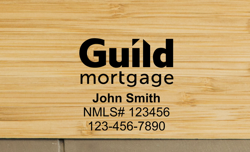 Guild Mortgage - Large Handled Cutting board with Juice Grooves
